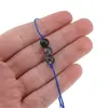 Bratara cu snur Mossagat sfere, 6mm, imagine 3