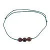Bratara cu snur Obsidian mahon sfere, 6mm, imagine 2