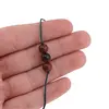 Bratara cu snur Obsidian mahon sfere, 6mm, imagine 3