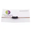 Bratara cu snur Ochi de tigru mov sfere, 6mm