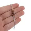Bratara cu snur Ochi de tigru sfere, 6mm, imagine 3