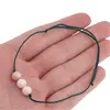 Bratara cu snur Opal roz sfere, 6mm, imagine 4