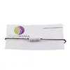 Bratara cu snur Roca Vulcanica alba sfere, 6mm