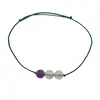 Bratara cu snur Fluorit sfere, 6mm, imagine 2
