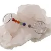 Breloc 7 chakre cu Pomul Vietii Cristal de stanca, imagine 2