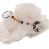 Breloc 7 chakre cu Pomul Vietii Turmalina multicolora, imagine 2