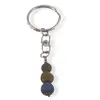 Breloc Cuart Titan Aura trei sfere, 8-10mm