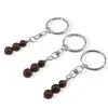 Breloc Obsidian mahon trei sfere, 8-10mm, imagine 2