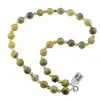 Colier Jad olive sfere, 4-10mm