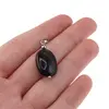 Pandantiv Agat negru oval, 28mm, imagine 3
