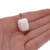 Pandantiv Onix alb, 17mm, imagine 3