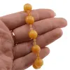 Bratara Calcit orange sfere, 4-10mm, imagine 3