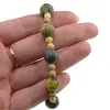 Bratara Jad olive sfere, 4-10mm, imagine 3