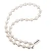 Colier Magnezit sfere, 4-10mm