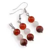 Set cercei cu agatatoare si pandantiv Berbec cristale 8mm