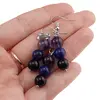 Set cercei cu agatatoare si pandantiv Capricorn cristale 8mm, imagine 3
