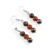 Set cercei cu agatatoare si pandantiv Scorpion cristale 8mm