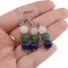 Set cercei cu agatatoare si pandantiv Taur cristale 8mm, imagine 3