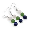 Set cercei cu agatatoare si pandantiv Taur cristale 8mm