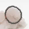 Bratara pe elastic Hematit si Heliotrop, 6mm, imagine 2