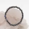Bratara pe elastic Hematit si Sodalit, 6mm, imagine 2