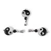 Pandantiv Sidef si Agat negru Yin Yang, 4-12mm