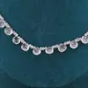 Colier Cuart roz briolete 8mm si discuri fatetate 3mm, imagine 4