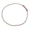 Colier Piatra lunii discuri fatetate 6-8mm si sfere 4mm, imagine 3