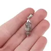 Pandantiv Cuart turmalinat discuri fatetate, 7-9mm, imagine 4