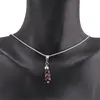Pandantiv Obsidian mahon discuri fatetate, 6-7mm, imagine 3