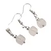 Set Cercei si Pandantiv Cuart roz cub fatetat, 6-8mm