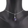 Set Cercei si Pandantiv Lapis Lazuli cub fatetat, 6-8mm, imagine 2