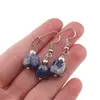 Set Cercei si Pandantiv Sodalit cub fatetat, 6-8mm, imagine 4