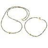 Set Colier si Bratara Serafinit si Hematit auriu, 2-6mm
