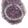 Bratara Acvamarin discuri fatetate 7-8mm si Citrin discuri fatetate 4mm, imagine 2