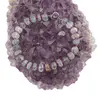 Bratara Acvamarin discuri fatetate 7-8mm si Rubin discuri fatetate 2mm, imagine 2