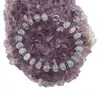 Bratara Acvamarin discuri fatetate 7-8mm si Tanzanit discuri fatetate 4mm, imagine 2