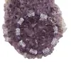 Bratara Topaz discuri fatetate 5-6mm si Ametist discuri fatetate 4mm, imagine 2