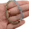 Colier Apatit si Peridot discuri 4mm si sfere 3mm, imagine 4