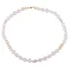 Colier Cuart roz cuburi fatetate, Ametrin discuri fatetate 7mm si sfere 3mm, imagine 2