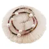 Colier Turmalina multicolora discuri fatetate 4mm si Perle de cultura 10mm, imagine 2