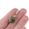 Pandantiv Jad Serpentin mat - Piatra Infinitului, sfere 10mm si 4mm, imagine 4