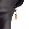 Set cercei cu agatatoare si pandantiv Calcit discuri fatetate, 6mm, imagine 2