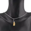 Set cercei cu agatatoare si pandantiv Calcit discuri fatetate, 6mm, imagine 3