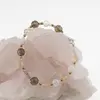 Bratara Citrin, Piatra lunii, Labradorit sfere fatetate 7-9mm si discuri fatetate 3mm, imagine 2
