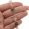 Bratara Citrin, Piatra lunii, Labradorit sfere fatetate 7-9mm si discuri fatetate 3mm, imagine 3