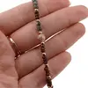 Bratara Granat Rhodolit si Smarald discuri fatetate 3-4mm, imagine 3