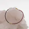 Bratara Granat Rhodolit si Spinel sfere fatetate 2mm, imagine 2