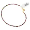 Bratara Granat Rhodolit, Spinel, Serafinit sfere fatetate 2mm