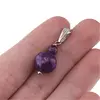 Pandantiv Agat mov vopsit, sfere 10mm si 4mm, imagine 4
